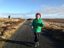 Running on the Waskerley Way © Shane Harris Running on the Waskerley Way © Shane Harris