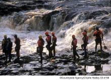 Canoeists at Low Force © Natural England/Charlie Hedley Canoeists at Low Force © Natural England/Charlie Hedley