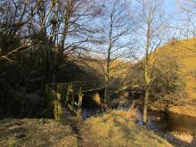 Footbridge over the Bollihope Burn © NPAP/Gearoid Murphy Footbridge over the Bollihope Burn © NPAP/Gearoid Murphy