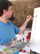 Gordon Lamb painting © Jean Lamb