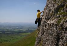 Eric on Meal ticket at Murton Scar © Ron Kenyon Eric on Meal ticket at Murton Scar © Ron Kenyon